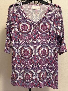 French Laundry Paisley Top